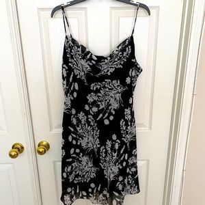 Summer Dress Floral Black/white by Calvin Klein Size 16